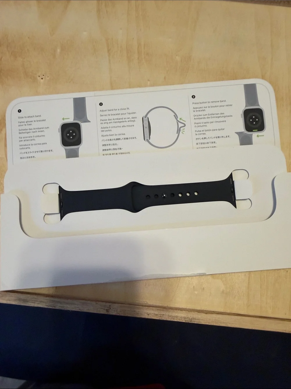 Apple Watch Sport Band - midnight Silicone 41mm